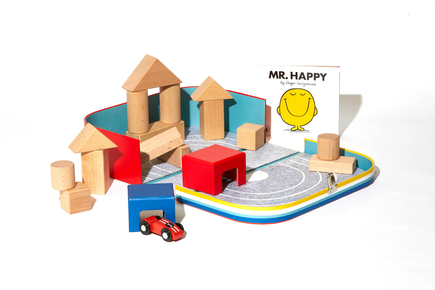 My First Wooden Blocks Suitcase - oversized for Toddlers aged 12 mths+