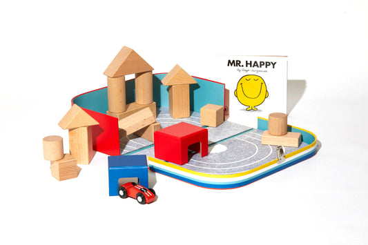 My First Wooden Blocks Suitcase - for Toddlers aged 1-3 years