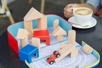 My First Wooden Blocks Suitcase - oversized for Toddlers aged 12 mths+