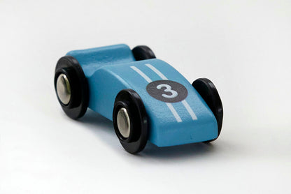 Racing Car: #3  (1 Wooden Car), FSC sustainable timber, non-toxic paint