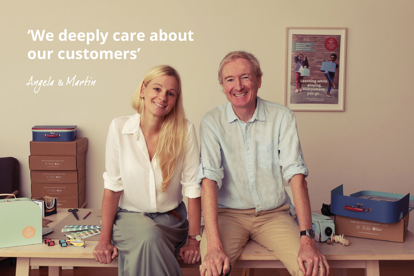 The founders  are saying, that they deeply care about their customers