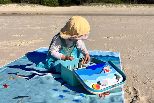 Ocean Explorer Ultimate Bundle - Suitcase + Playmat + Memory Game (Save $29) Ages 2-3+