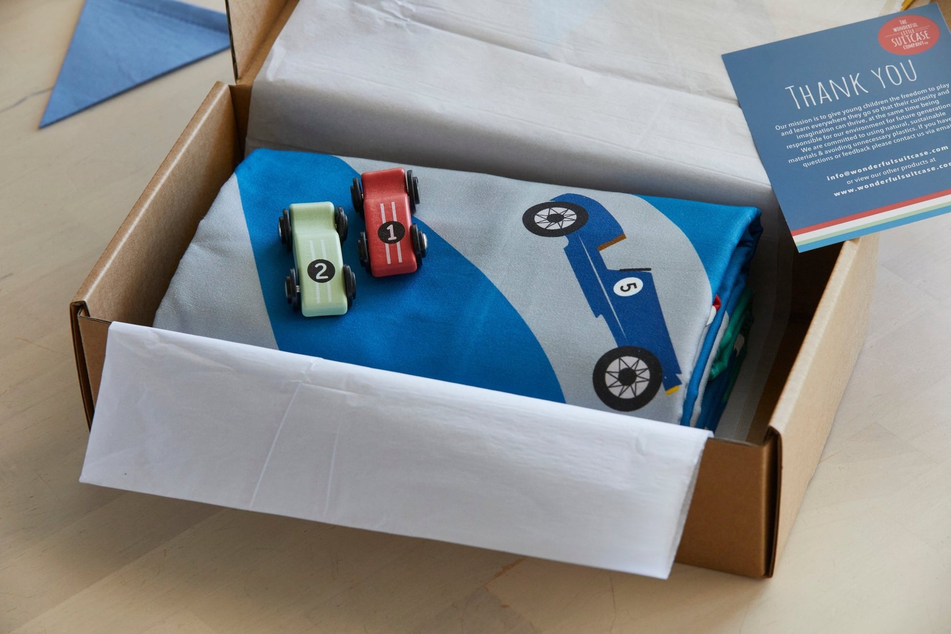 Car Lover Suitcase - Portable Wooden Car Set for Ages 3 - 5 - Wonderful Little Company ™