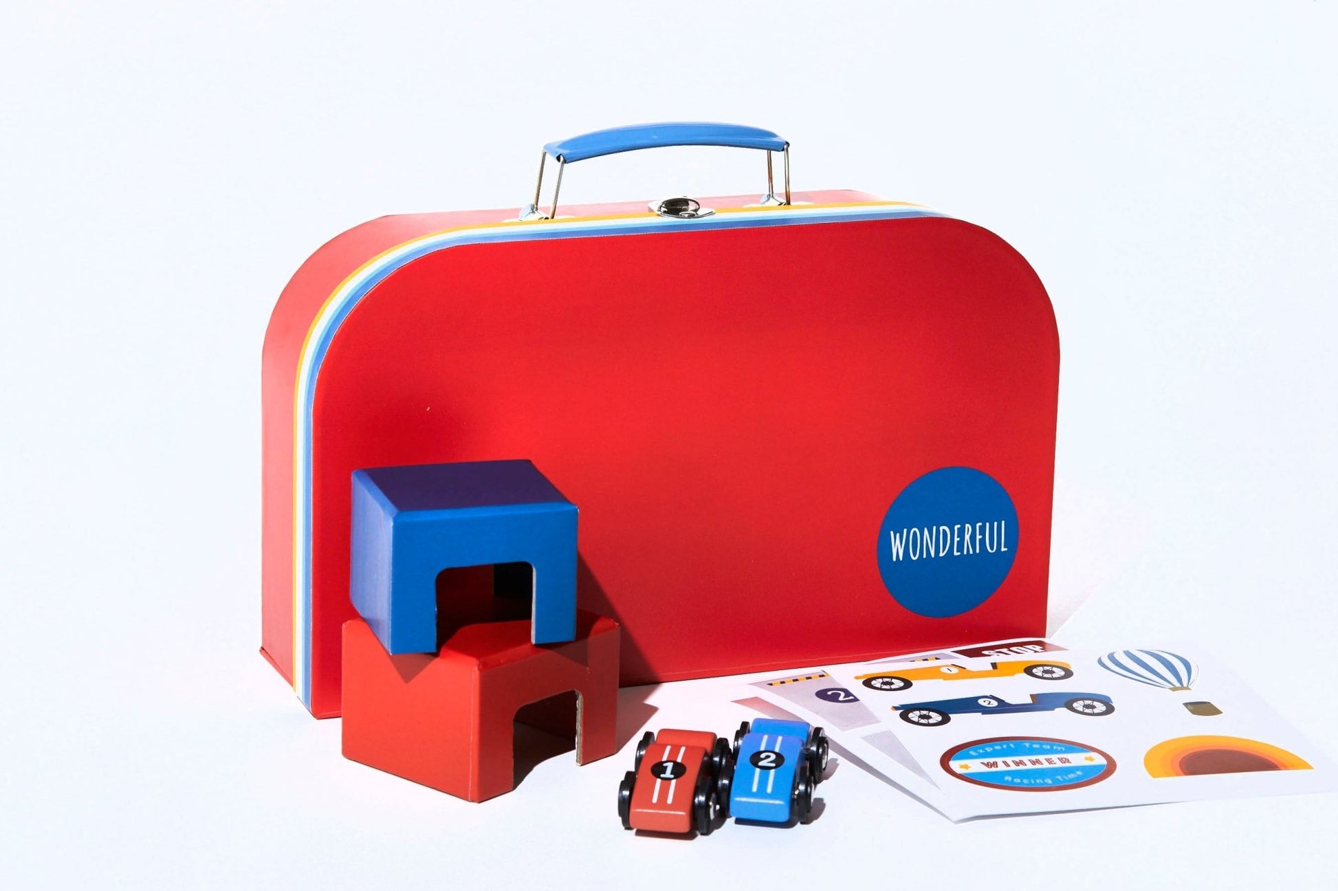 Little Car Suitcase - Travel Toy for Toddlers Ages 2 - 4 - Wonderful Little Company ™