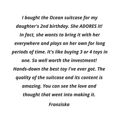 Ocean Lover Suitcase - Educational Kids Toy - Wonderful Little Company ™