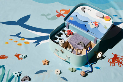 Ocean Suitcase/ rPet Playmat Bundle Offer - Wonderful Little Company ™