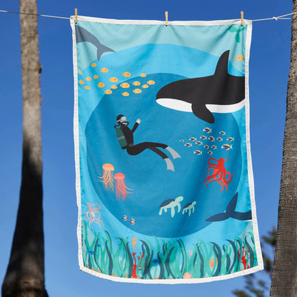 Playmat set for ocean lovers * NEW * LIMITED EDITION * Premium rPET Fibre (incl. memory game) - Wonderful Little Company ™