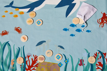 Playmat set for ocean lovers * NEW * LIMITED EDITION * Premium rPET Fibre (incl. memory game) - Wonderful Little Company ™