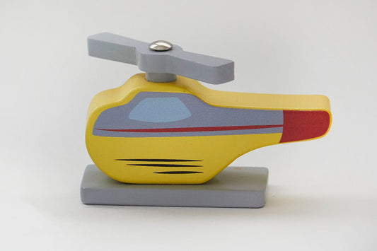 Wooden Helicopter - retro style - Wonderful Little Company ™